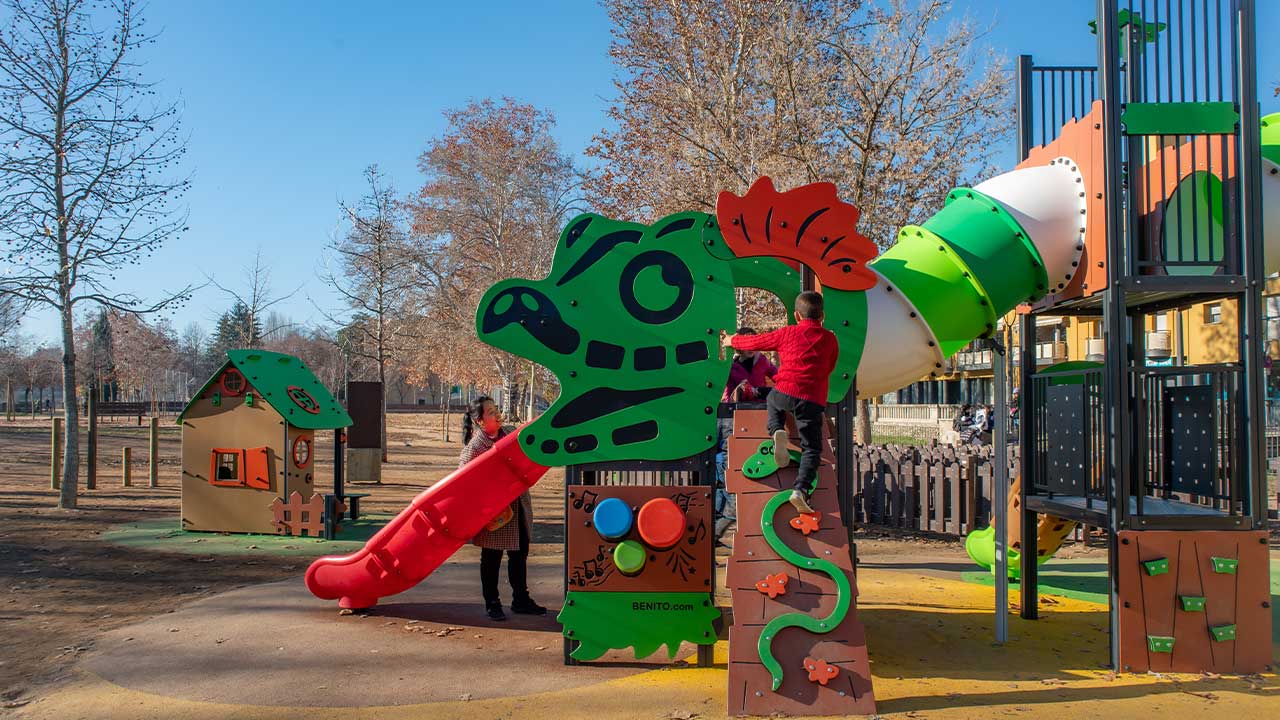 The Serpent theme park, custom-made, in Manlleu