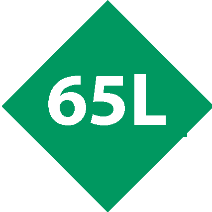 Kapazität <br> 65L