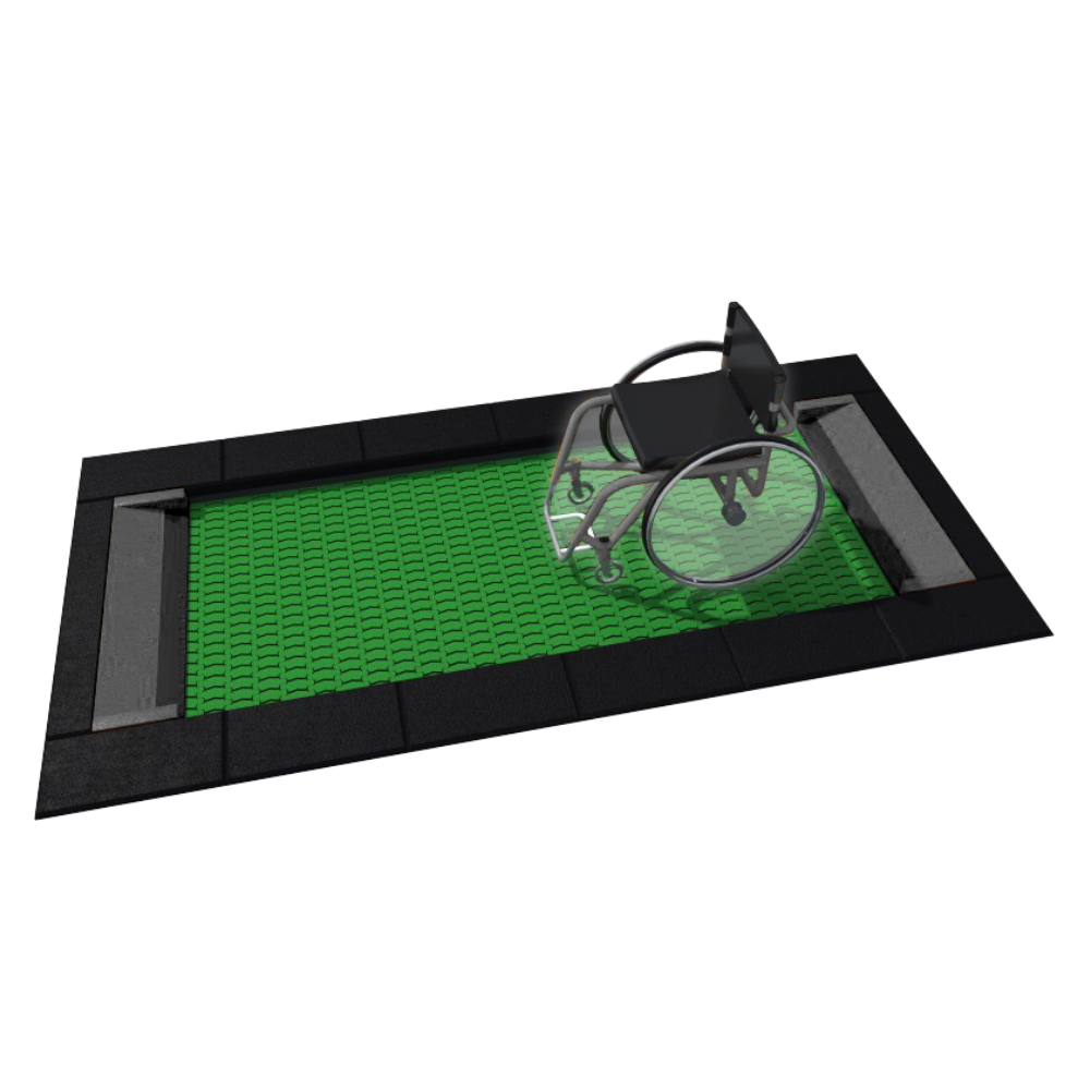 Inclusive trampoline Rectangular