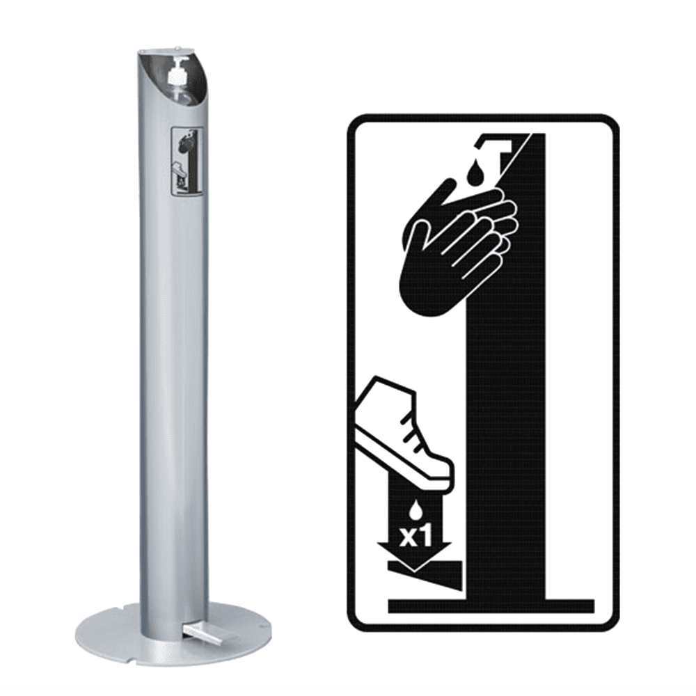 Freestanding touchless dispenser